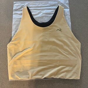 Tracksmith Lane Five Short Tights and Crop Top Set